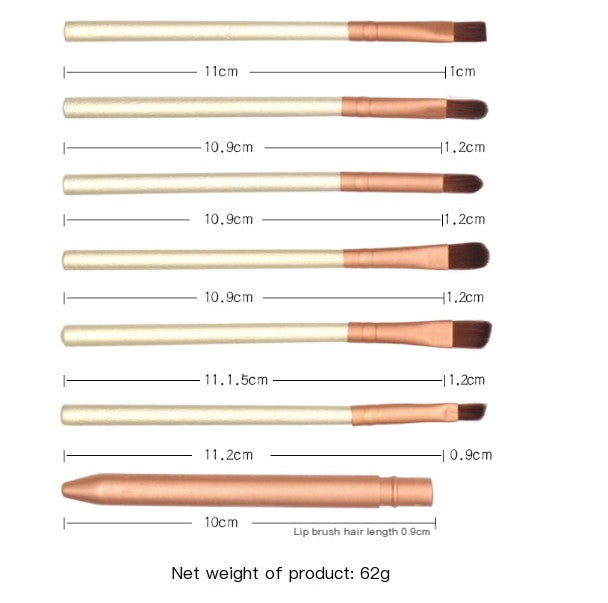 Printed Makeup Brush Set