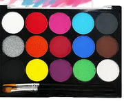 Fluorescent Water-soluble Body Paint Pigments (8/15 Colors)