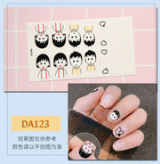 Leopard Print Nail Stickers with Peelable Backing (14 Sheets)