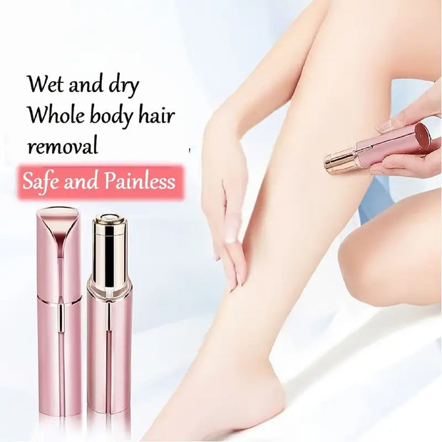 Painless Waterproof Facial Hair Remover with LED Light