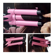 Three Barrel Electric Curling Iron
