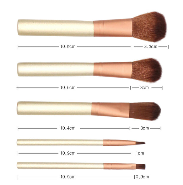 Printed Makeup Brush Set