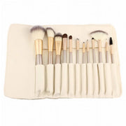 Beige Makeup Brush Set 12