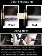 Lai Mei 3.8g Hair Dye Stick for Quick Gray Coverage