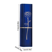 LESSXCOCO Blue Maggie Color Changing Lipstick, Waterproof