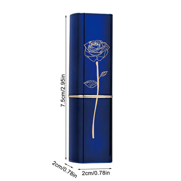 LESSXCOCO Blue Maggie Color Changing Lipstick, Waterproof