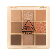 DIKALU Sunset Glow Nine-Color Eyeshadow Palette
