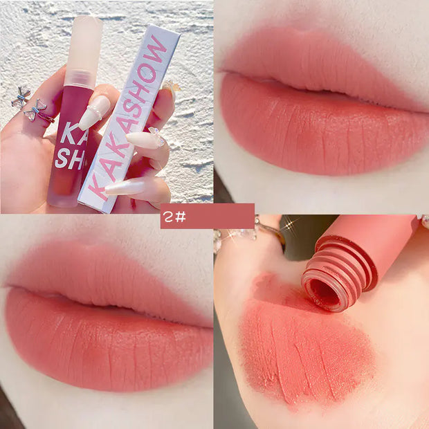 Velvet Matte Lip Glaze Moisturizes Without Staining Cups