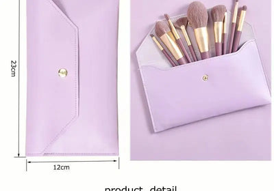 9-Piece Purple Sweet Potato Makeup Brush Set