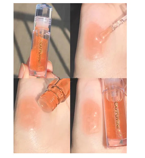 Crystal Jelly Lip Gloss - Shiny Moisturizing Tint Oil