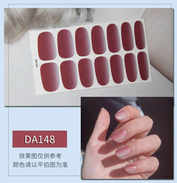 Leopard Print Nail Stickers with Peelable Backing (14 Sheets)