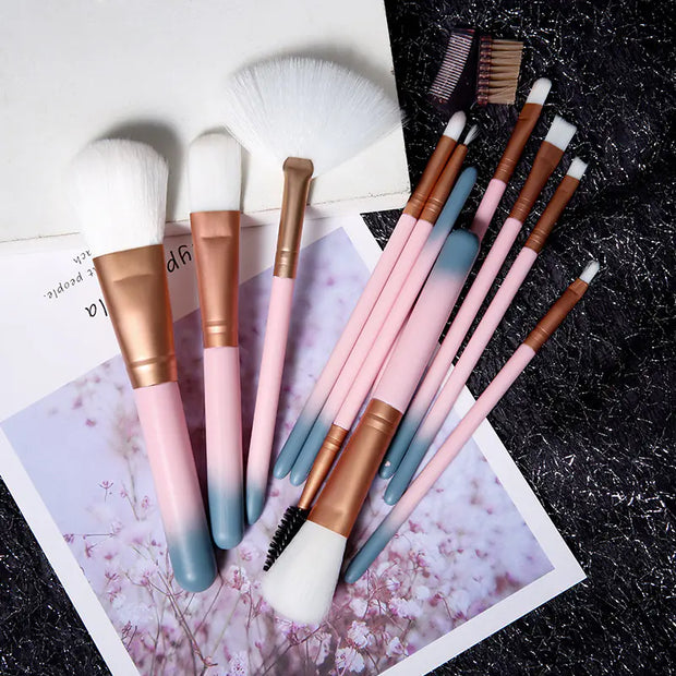 12-Piece Makeup Brush Set and Beauty Tools