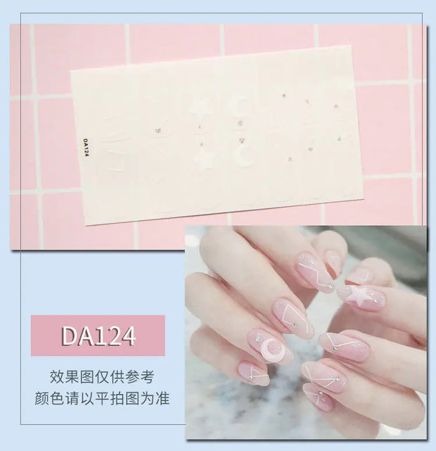 Leopard Print Nail Stickers with Peelable Backing (14 Sheets)