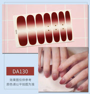 Leopard Print Nail Stickers with Peelable Backing (14 Sheets)