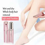 Painless Waterproof Facial Hair Remover with LED Light