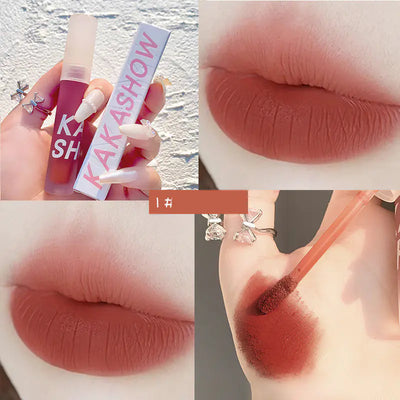 Velvet Matte Lip Glaze Moisturizes Without Staining Cups