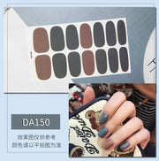 Leopard Print Nail Stickers with Peelable Backing (14 Sheets)