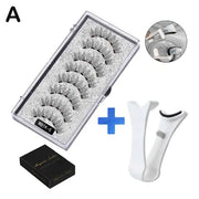 5 Pairs Magnetic Tweezers with 3D Mink Lash Curler