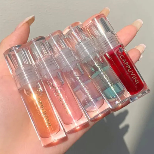 Crystal Jelly Lip Gloss - Shiny Moisturizing Tint Oil