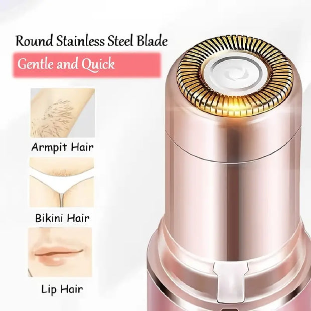 Painless Waterproof Facial Hair Remover with LED Light