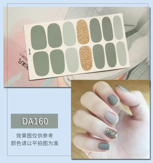 Leopard Print Nail Stickers with Peelable Backing (14 Sheets)