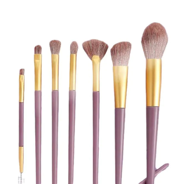 9-Piece Purple Sweet Potato Makeup Brush Set