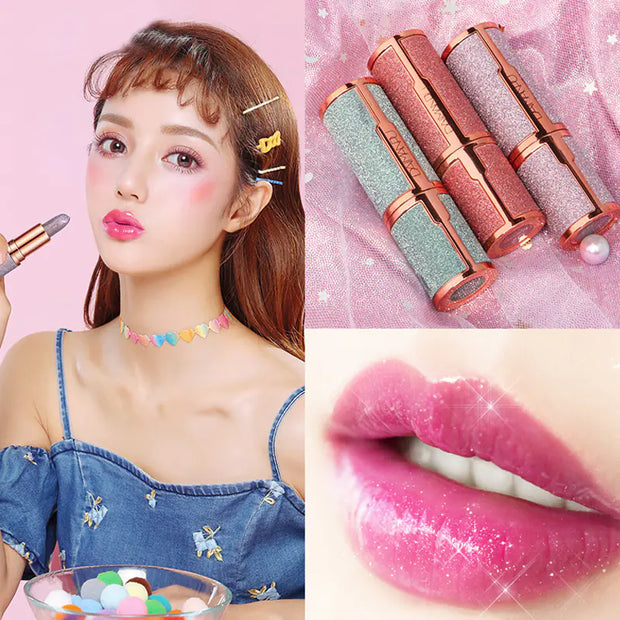 Diamond Star Color Changing Jelly Lipstick - Cute Pink