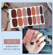 Leopard Print Nail Stickers with Peelable Backing (14 Sheets)