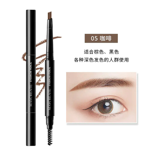 Dual-Head Waterproof Eyebrow Pencil - Wholesale Makeup