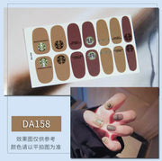 Leopard Print Nail Stickers with Peelable Backing (14 Sheets)