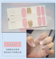 Leopard Print Nail Stickers with Peelable Backing (14 Sheets)