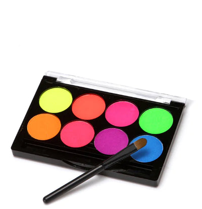 Fluorescent Water-soluble Body Paint Pigments (8/15 Colors)