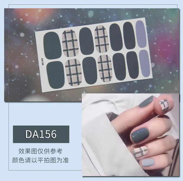 Leopard Print Nail Stickers with Peelable Backing (14 Sheets)