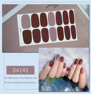 Leopard Print Nail Stickers with Peelable Backing (14 Sheets)