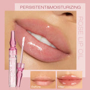 Moisturizing Rose Petals Long-Lasting Lip Gloss