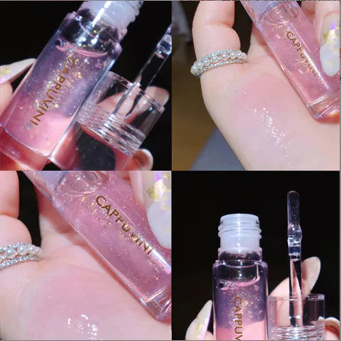 Crystal Jelly Lip Gloss - Shiny Moisturizing Tint Oil