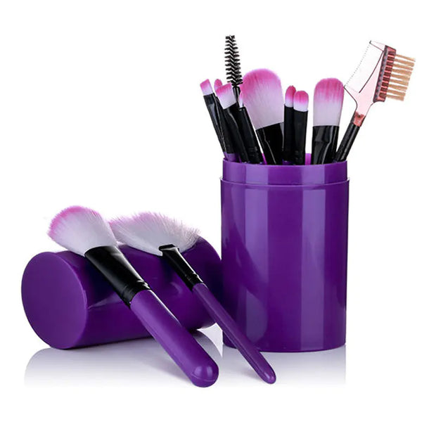12-Piece Makeup Brush Set and Beauty Tools