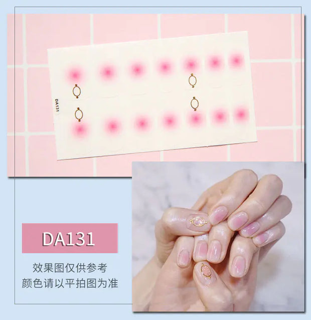 Leopard Print Nail Stickers with Peelable Backing (14 Sheets)